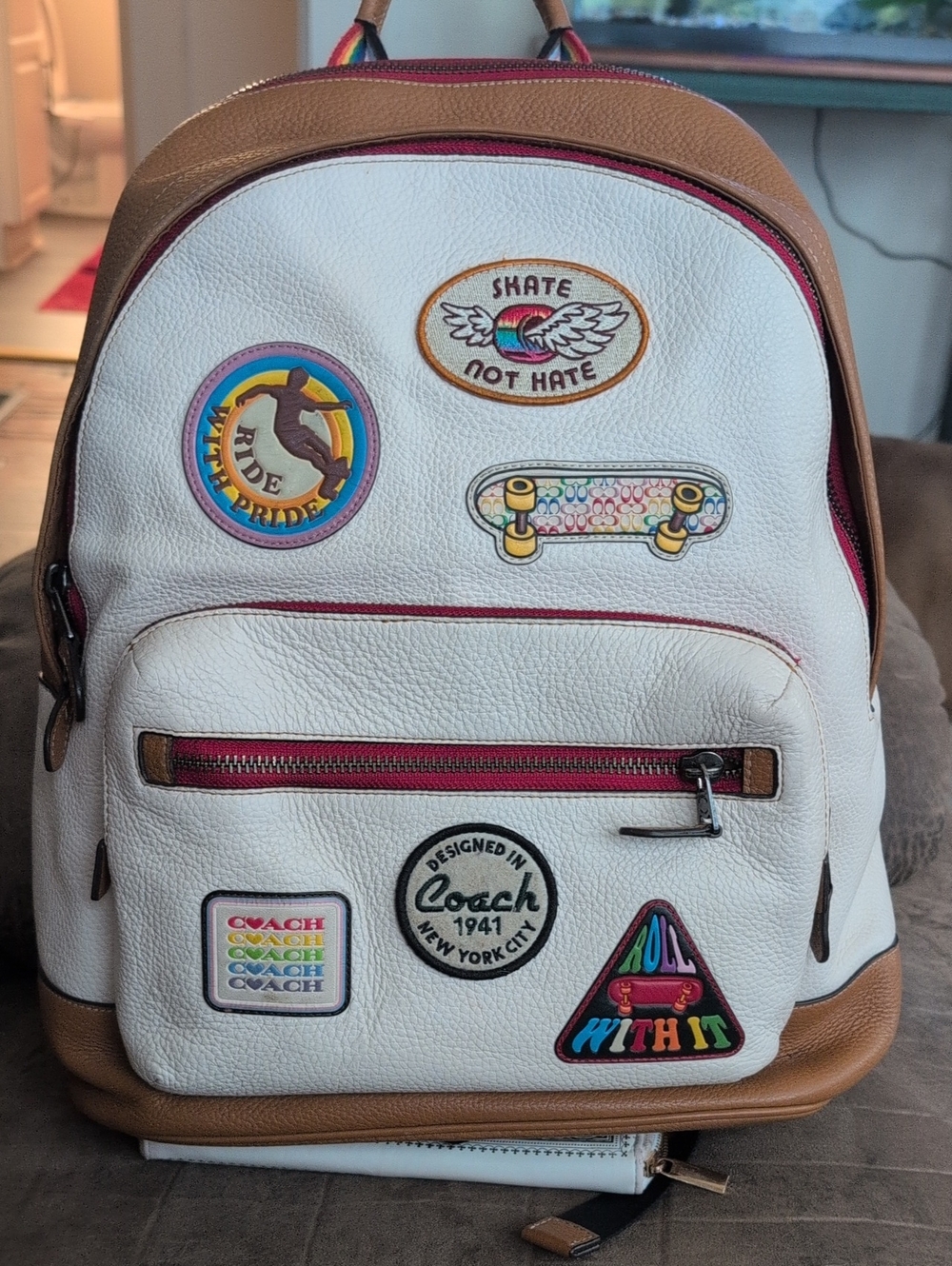 *RARE* Coach West Limited Edition LGBTQIA+Pride Backpack with Patches
